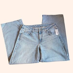 Old Navy Mid Rise Wide Leg Jeans NWT